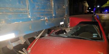 Posadas: un hombre manejaba con 2,4 de alcohol en sangre y chocó un camión