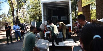 En total trasladarán unos 100 animales del ex Zoológico de Córdoba. (Foto: Pedro Castillo)