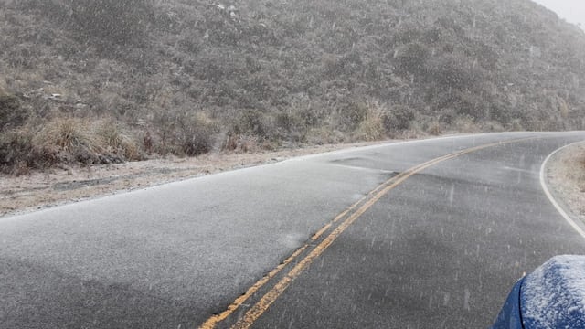 El camino a las Altas Cumbres ya está habilitado para circular.