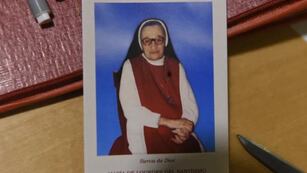 La hermana que está en la recta final para convertirse en santa.