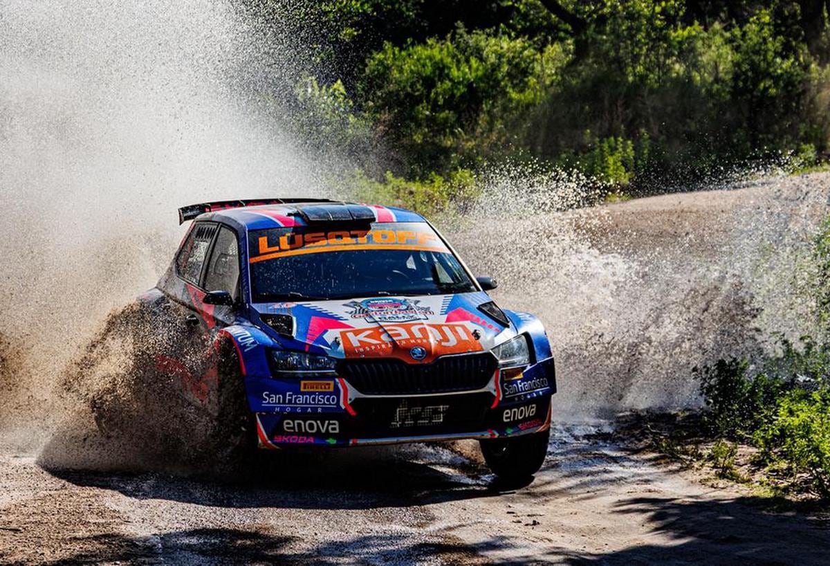 El pampeano Luis Arceluz (Skoda Fabia) fue el dominador de la etapa dominguera y con ello se aseguró la victoria en el Rally de Almafuerte-Río Tercero. (Prensa Rally Cordobés).