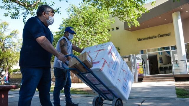 Llegó la segunda tanda de la vacuna Sputnik V a Mendoza.