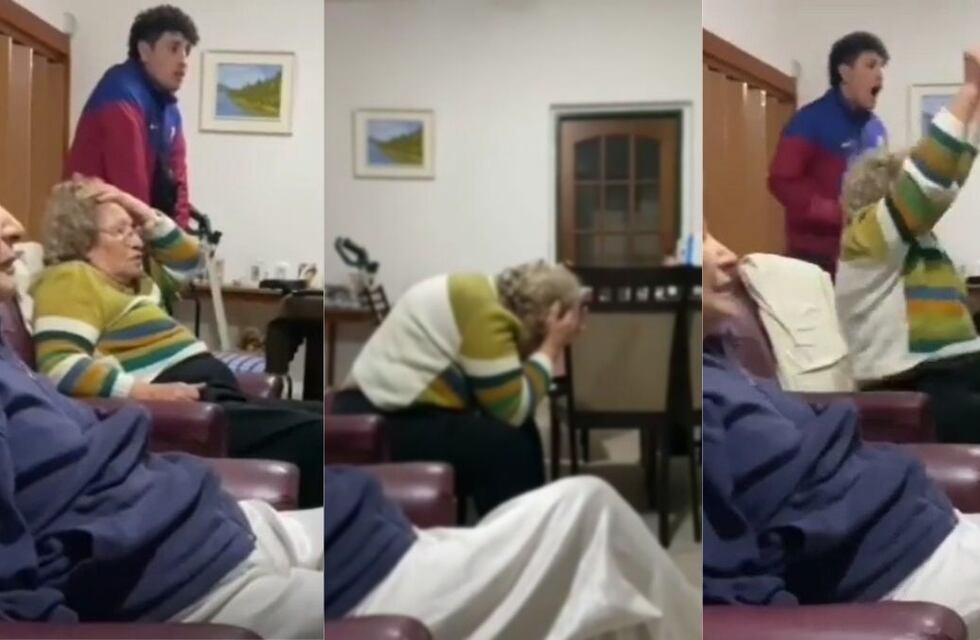 La emocionante reacción de una abuela por el triunfo de Talleres: “Vamos todavía”
