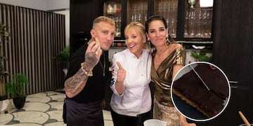 El Polaco cocinó junto a Jimena Monteverde y Juana Viale.