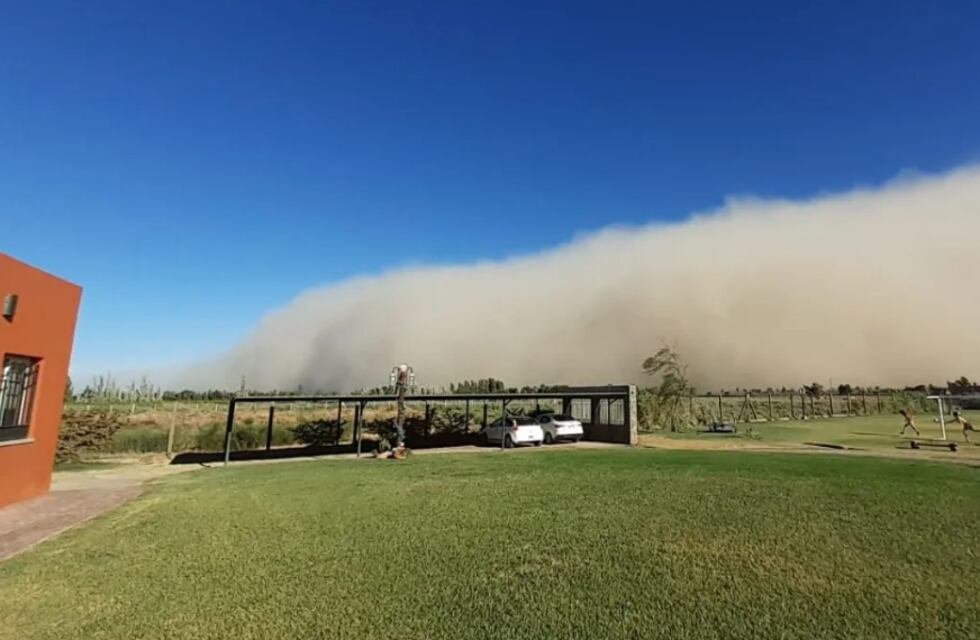 Advierten por la llegada de fuerte viento Sur y un descenso de temperatura en San Juan