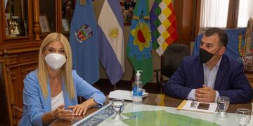 Verónica Magario visitó Azul