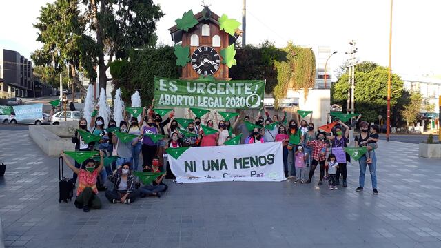 Movilización por la legalización del aborto en Carlos Paz