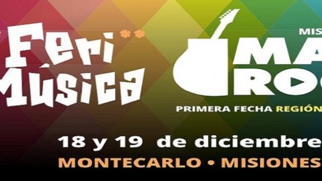 Montecarlo se prepara para recibir a la FeriMúsica y el Mate Rock .