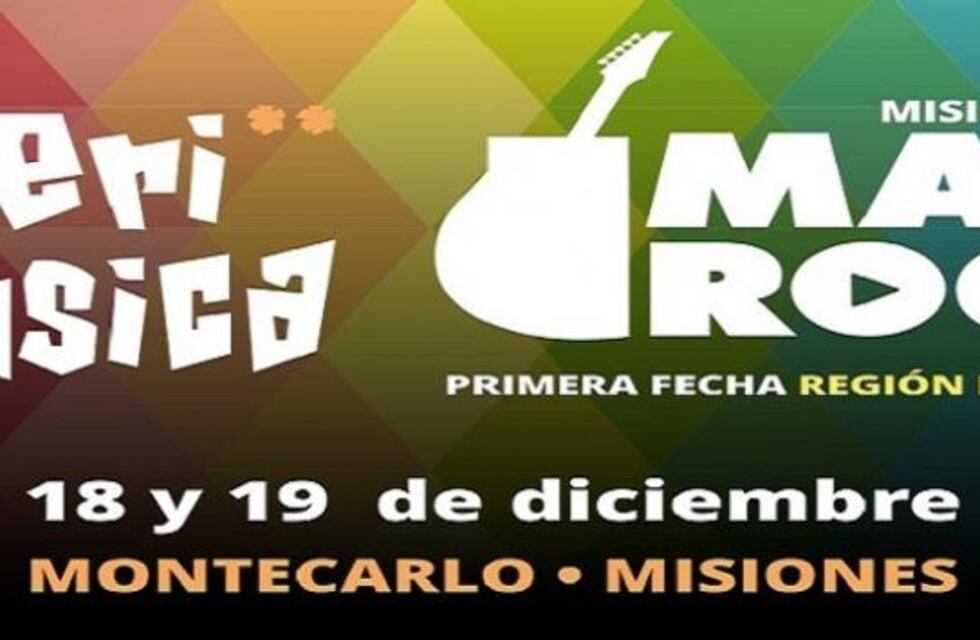 Montecarlo se prepara para recibir a la FeriMúsica y el Mate Rock