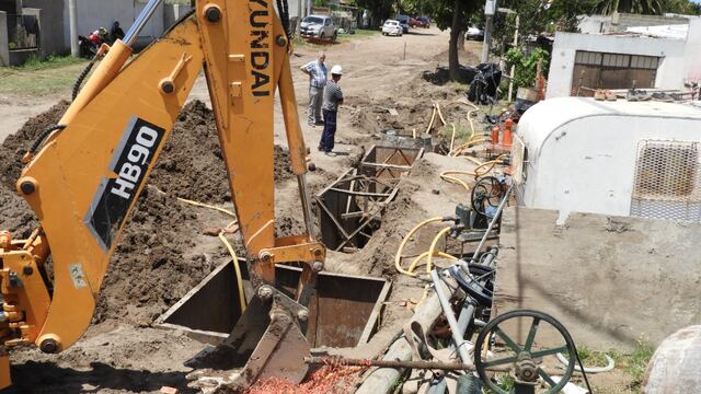 Obras en Coronel Rosales.
