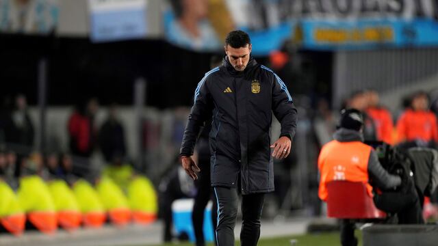 Lionel Scaloni, DT de la selección argentina de fútbol. (AP)