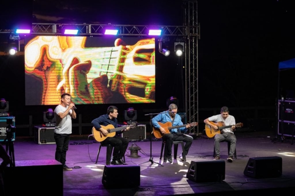 Eldorado vibró con la séptima edición del Festival Provincial de Guitarras en la Costanera.