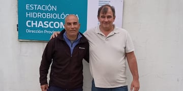 Siembra de alevinos en las lagunas del distrito de Adolfo Gonzales Chaves