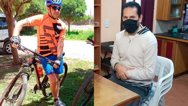 El ciclista estuvo internado dos días en terapia intensiva luego del ataque. (El Doce)