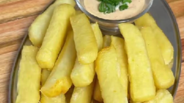 La receta para las mejores papas fritas caseras.