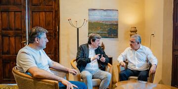 Raúl Jalil recibió a la Federación Económica, que anunció la feria internacional prevista para noviembre en el Predio Ferial.