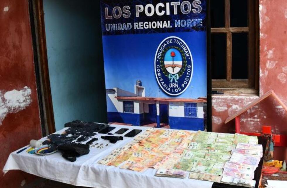 Los Pocitos: secuestraron pasta base, un arma de fuego y dinero en efectivo durante un allanamiento