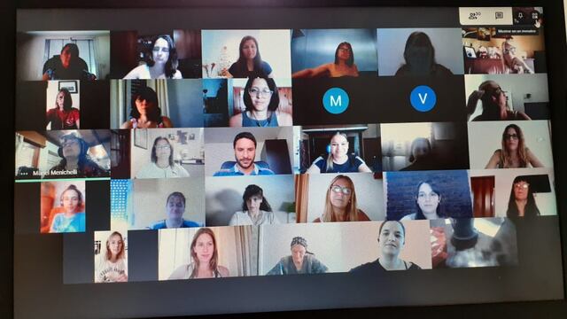 Educación virtual Colegio Nuestra Señora de Luján. (Mariel Menichelli)