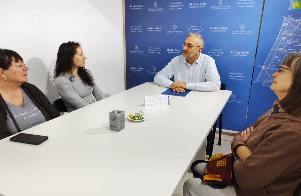 Alcides Calvo se reunió con Melissa Gretter