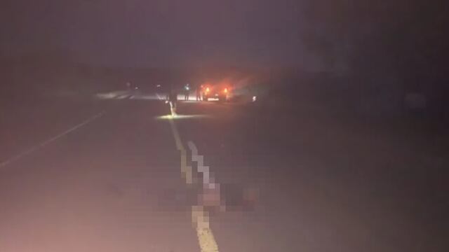 Accidente fatal en San Pedro: un peatón falleció al ser embestido por un vehículo.