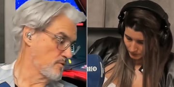 El tatuaje que sorprendió a Pettinato en el streaming.