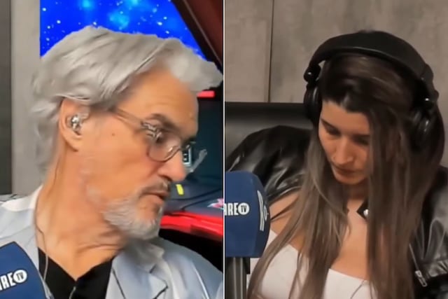 El tatuaje que sorprendió a Pettinato en el streaming.