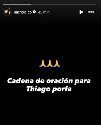 Nacho Castañares a través de su cuenta de Instagram.