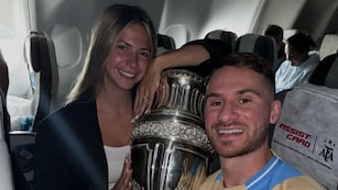 Ailén Cova compartió un video desde la tribuna.