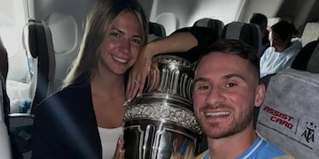 Ailén Cova compartió un video desde la tribuna.