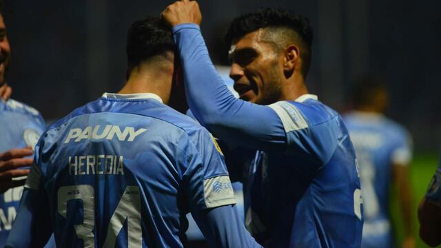 Gerónimo Heredia, autor del 1-0 de Belgrano para un triunfazo sobre Argentinos por la Liga Profesional.