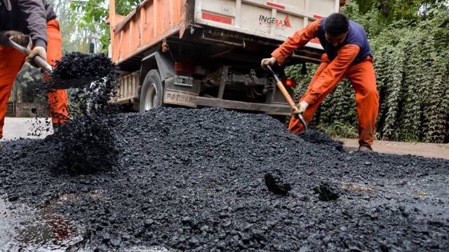 trabajos de bacheo en la ciudad de Córdoba. (Municipalidad de Córdoba)