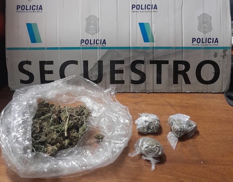 En una causa por Amenazas Agravadas hallaron marihuana en un allanamiento domiciliario