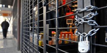 Comercio cerrado (imagen ilustrativa)