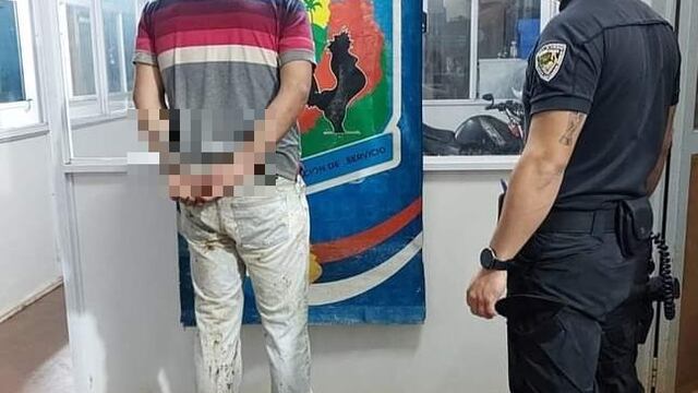 Detienen a un joven con objetos robados en Puerto Esperanza.