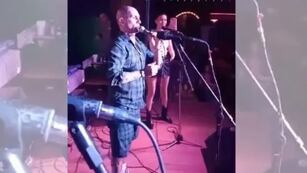 El feliz episodio ocurrió durante un espectáculo en Concepción del Uruguay.