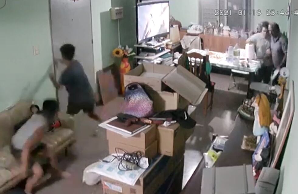 El video del pánico que generó el terremoto en una familia