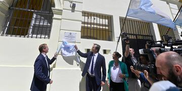 Ministro de Justicia y Derechos Humanos de la Nación, Martín Soria - Gustavo Bordet, gobernador de Entre Ríos en Gualeguaychú
