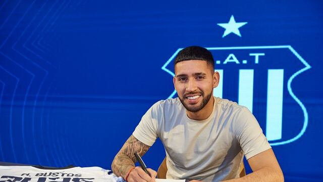 Nahuel Bustos continuará en Talleres hasta 2025, tras la adquisición del 80 por ciento de su ficha (Prensa Talleres).