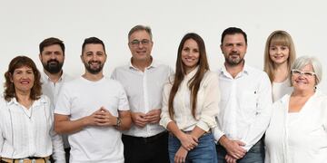 Luis Castellano y sus candidatos a concejales