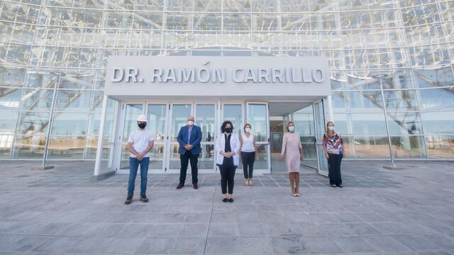 Carla Vizzotti visitó el nuevo Hospital Central “Dr. Ramón Carrillo” y el Laboratorio Provincial de Salud Pública de San Luis.