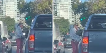 Alfa se va casi a las piñas luego de que lo insultaron en la calle: “No sabía con quién se metía”.