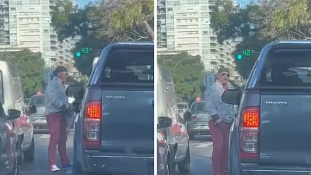 Alfa se va casi a las piñas luego de que lo insultaron en la calle: “No sabía con quién se metía”.