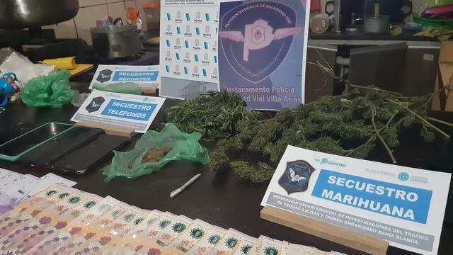Allanamientos por drogas en Punta Alta