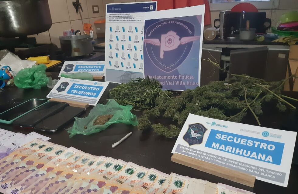Allanamientos por droga en Punta Alta