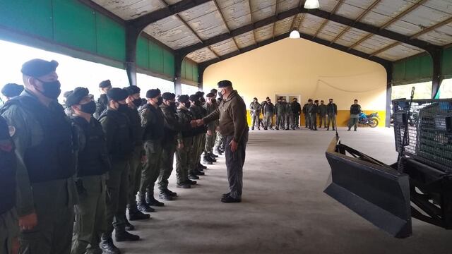 Parte del contingente emprendió el viaje desde Ezeiza para trabajar en la Cuna de la Bandera y la región.