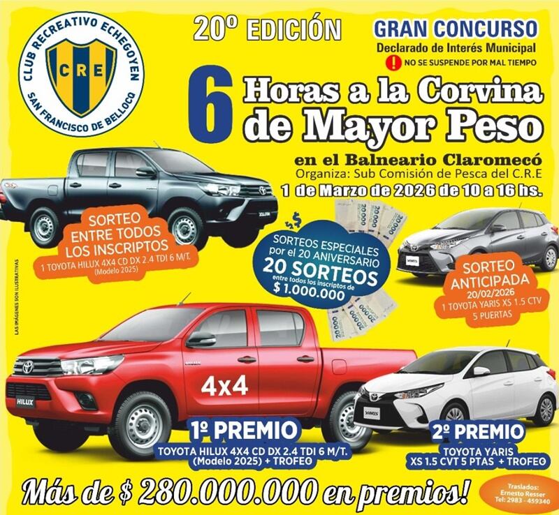 6 Horas de la Corvina del Club Recreativo Echegoyen:
