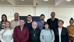 Monseñor Pedro Torres visitó el Concejo Municipal de Rafaela