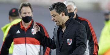 Marcelo Gallardo prepara el equipo para enfrentar a Talleres.