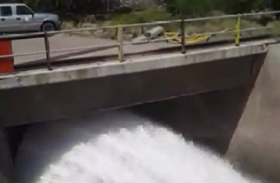 Habilitaron la válvula reguladora de riego del embalse el Carrizal