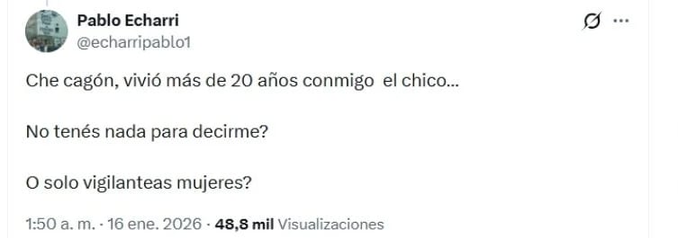 Esto fue lo que dijeron Nancy Dupláa y Pablo Echarri.
